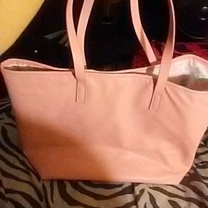 PEACH COLOR TOTE BAG $7.00